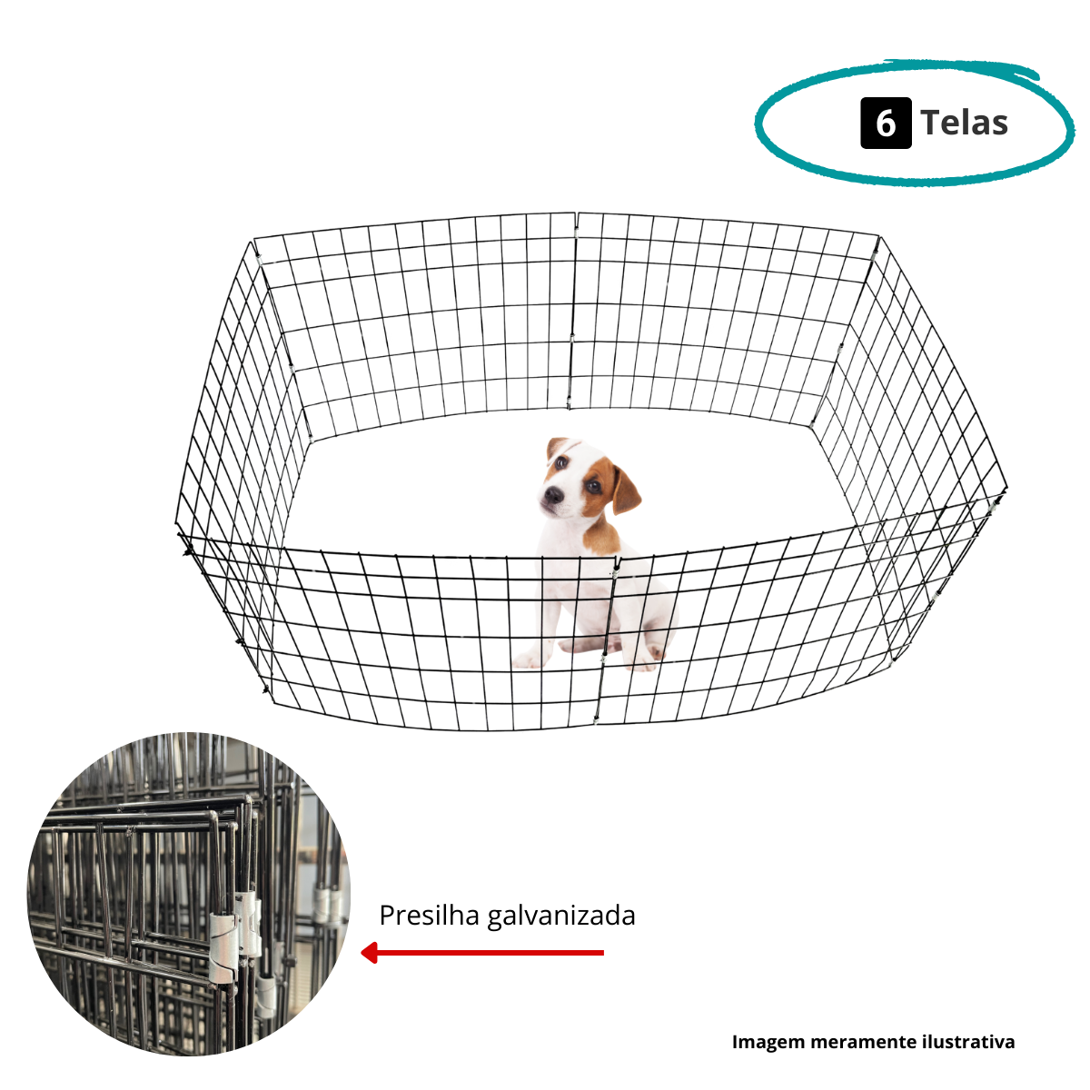 Cercadinho Pet Expen 50 cm - Imagem 7