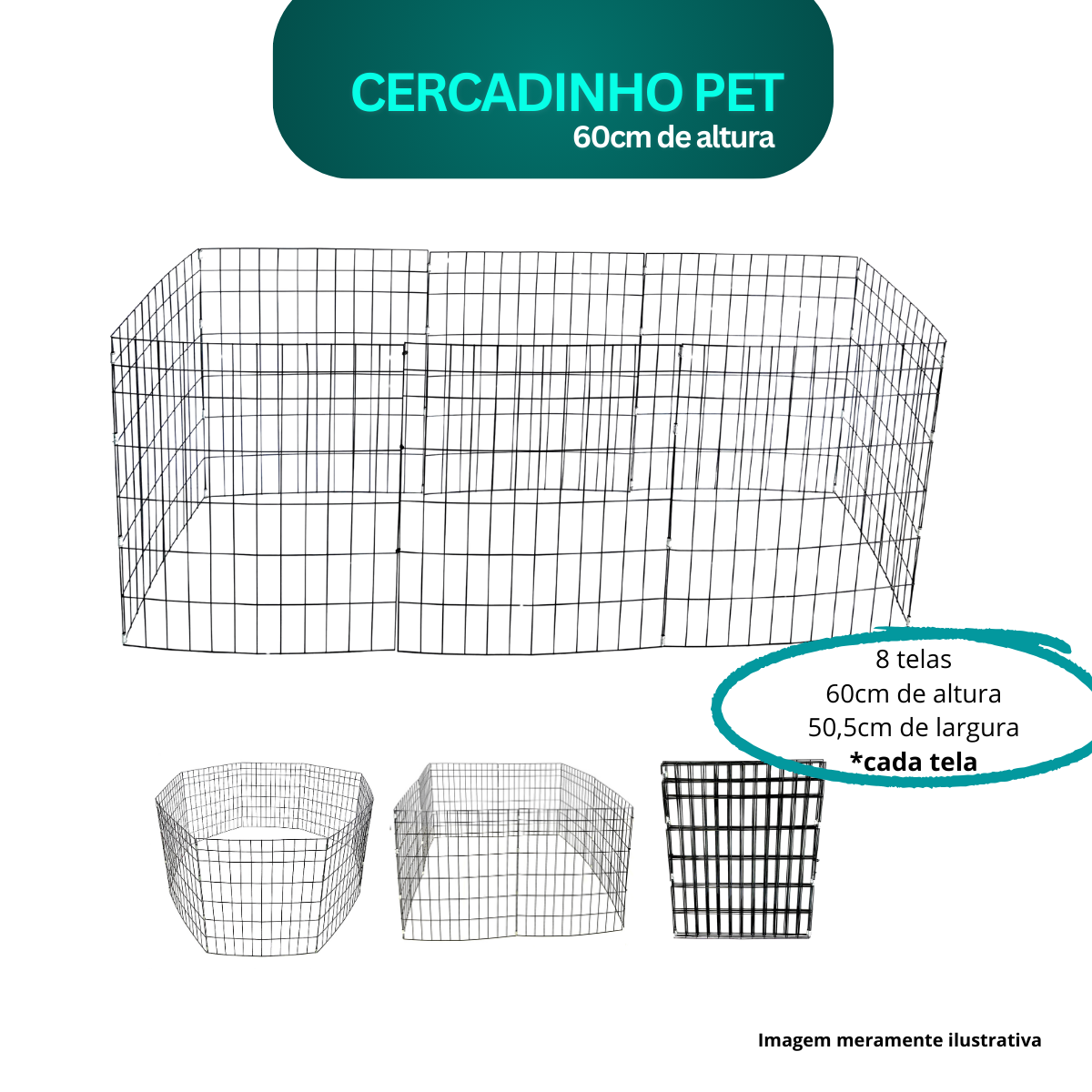 Cercadinho Pet Expen 60 cm - Imagem 4