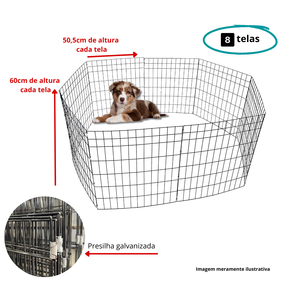 Cercadinho Pet Expen 60 cm - Imagem 3