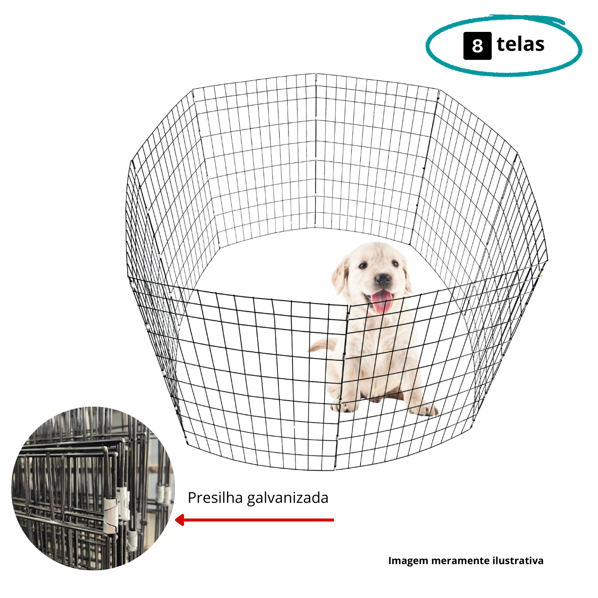 Cercadinho Pet Expen 80 cm - Imagem 5