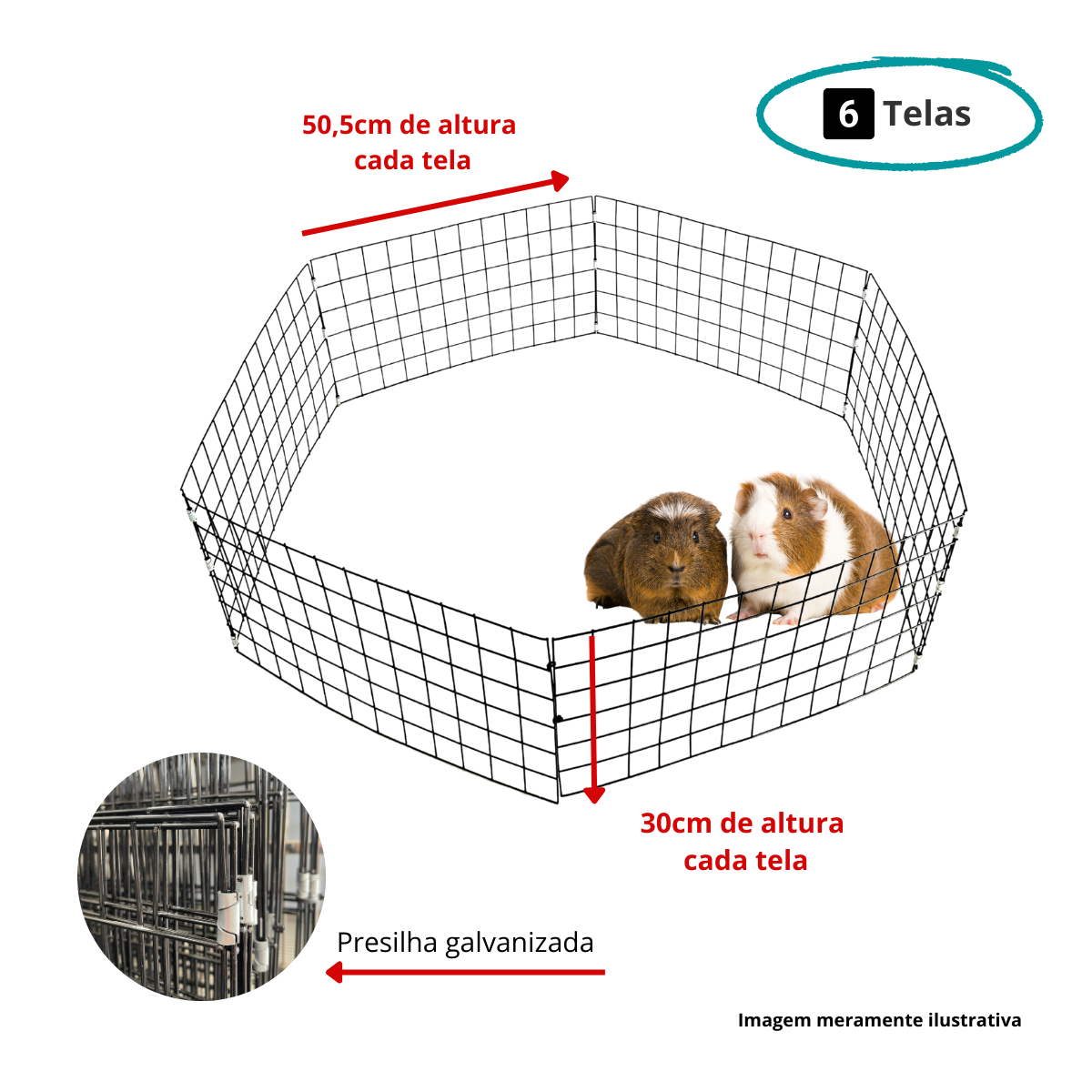 Cercadinho Pet Expen 30 cm - Imagem 3